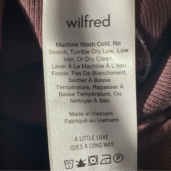 Aritzia Wilfred Danette Bodysuit Ruffle - Picture 7 of 11